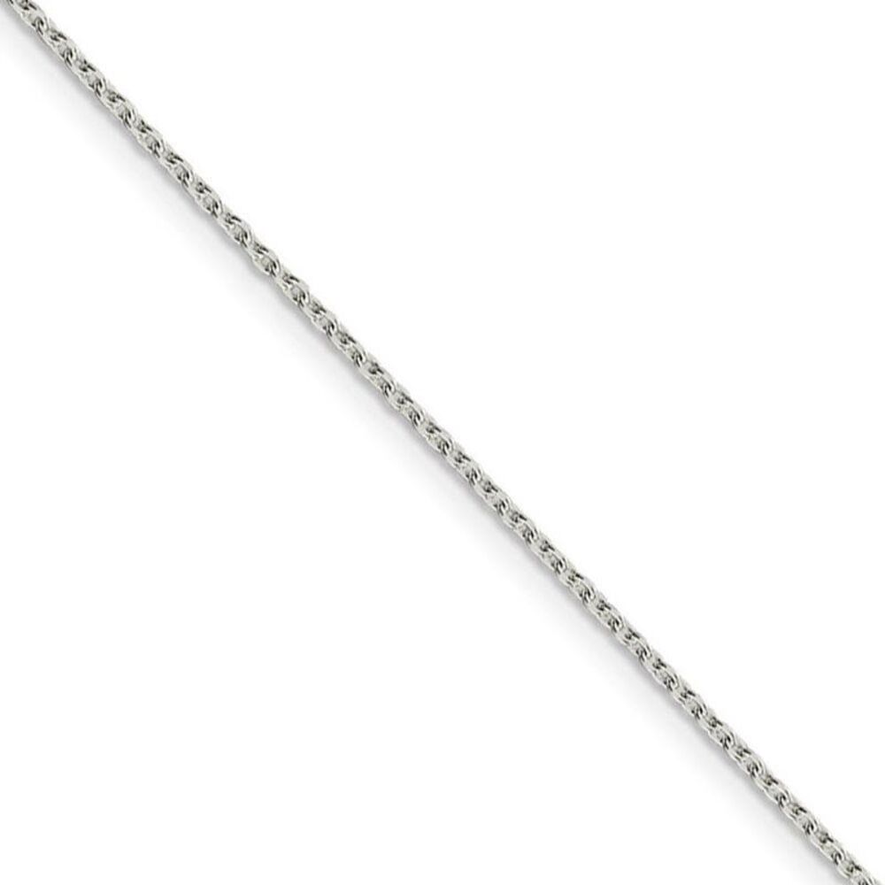 1.5mm, Sterling Silver Classic Solid Cable Chain Necklace, 24 Inch